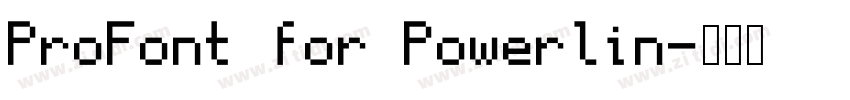 ProFont for Powerlin字体转换